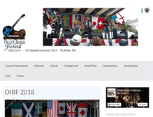 Tablet Screenshot of oibf.com